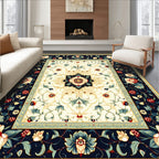 Floral Vines Decorative Rug