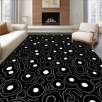 Abstract Circle Pattern Design Rug