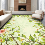 Vines And Blossoms Nature Pattern Rug