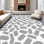 Geometric Block Pattern Design Rug