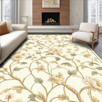 Elegant Floral Vine Pattern Rug