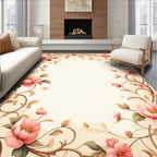 Vintage Floral Vine Pattern Rug