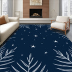 Botanical Starry Night Design Rug