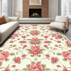 Vintage Floral Arrangement Design Rug