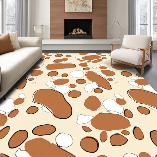 Abstract Organic Print Rug