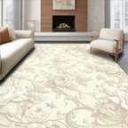 Classic Floral Roses Pattern Rug