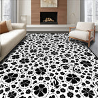 Whimsical Floral Pattern Rug