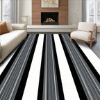 Bold Vertical Stripe Pattern Rug