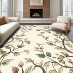 Vining Botanical Patterned Art Rug