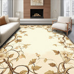Art Nouveau Floral Branch Vine Rug