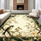 Art Nouveau Birds Floral Vine Rug