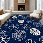 Marine Life Pattern Abstract Design Rug