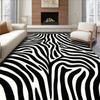 Wild Animal Print Stripes Rug