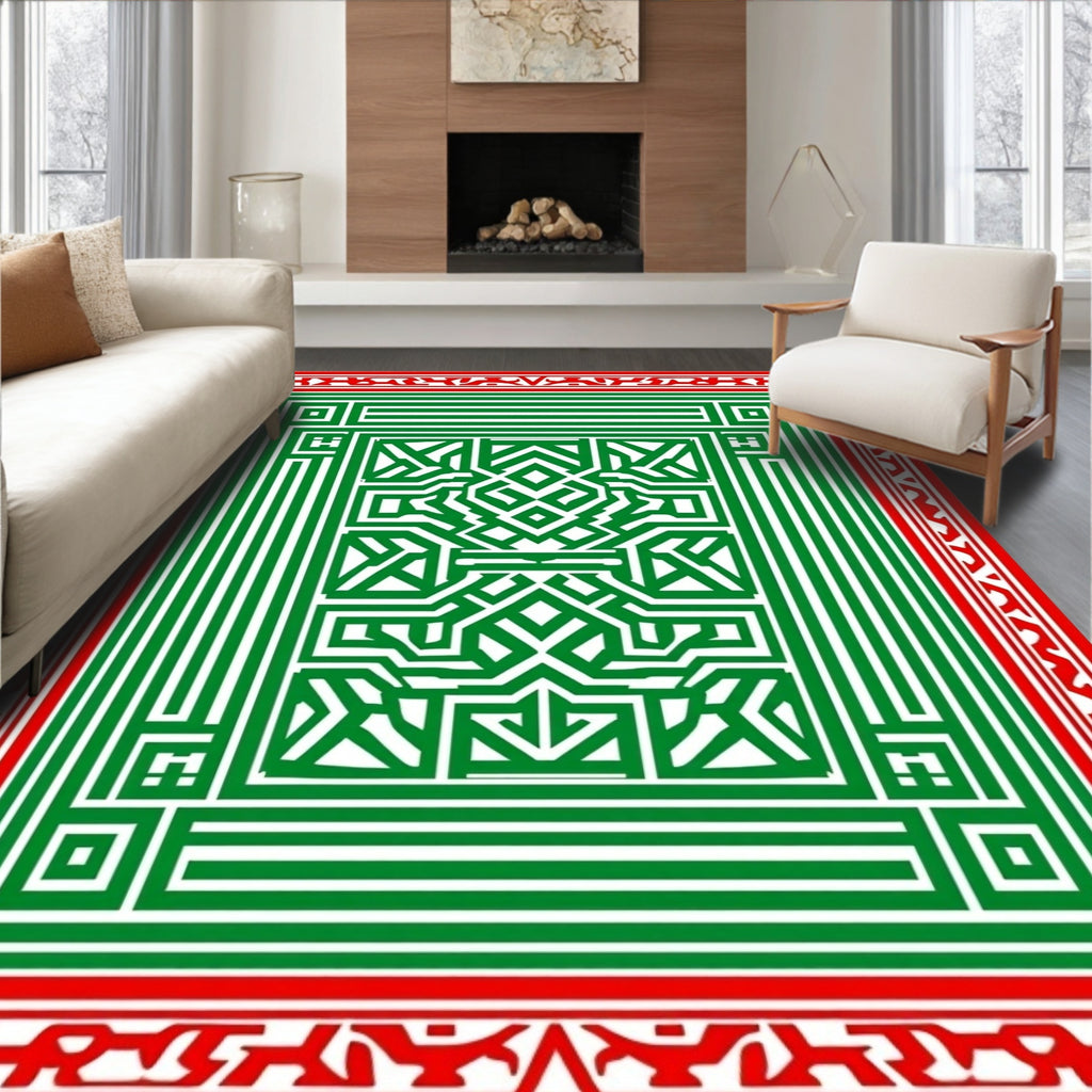 Bold Geometric Pattern Rug