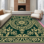 Ornate Floral Mandala Geometric Design Rug