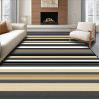 Modern Striped Horizontal Pattern Rug