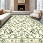 Classic Floral Damask Pattern Rug