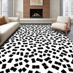 Scattered Square Pattern Design Rug