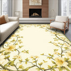 Vintage Floral Vine Pattern Rug