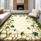 Trailing Vine Scroll Pattern Rug