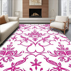 Ornate Paisley Vines Pattern Rug