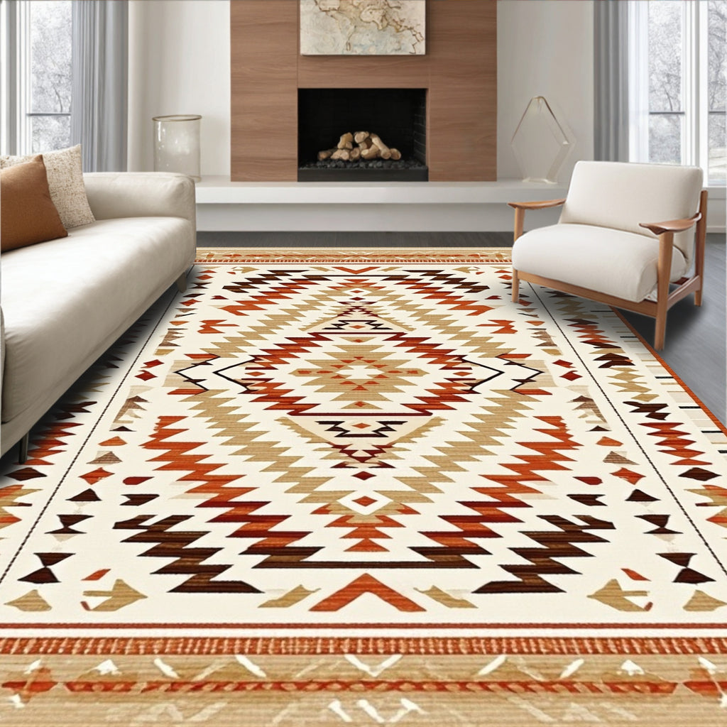 Southwest Tribal Diamond Pattern Rug
