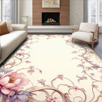 Vintage Floral Vine Pattern Rug