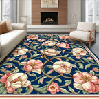 Art Nouveau Floral Pattern Rug