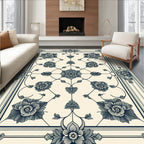 Classic Floral Medallion Pattern Rug