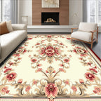 Antique Floral Medallion Pattern Rug