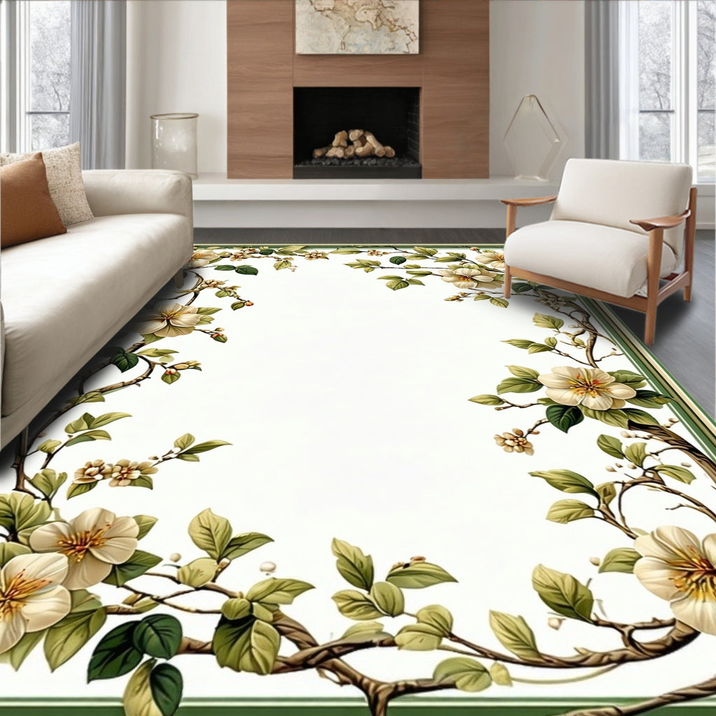 Floral Vine Delightful Pattern Rug