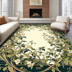 Floral Vines Art Nouveau Design Rug