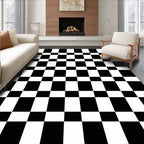 Classic Checkerboard Pattern Rug