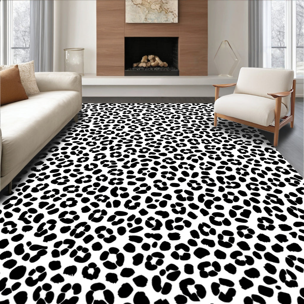Classic Bold Leopard Spots Rug
