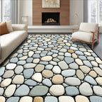 Textured Pebble Pattern Design Rug