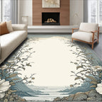 Art Nouveau Floral Arch Nature Rug