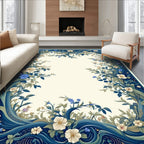 Whimsical Floral Vine Design Rug
