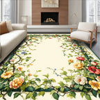 Vining Floral Botanical Garden Rug
