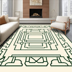 Ornate Geometric Contemporary Pattern Rug