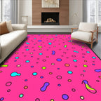 Whimsical Organic Shapes Design Rug