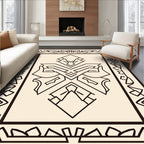 Tribal Geometric Cross Pattern Rug