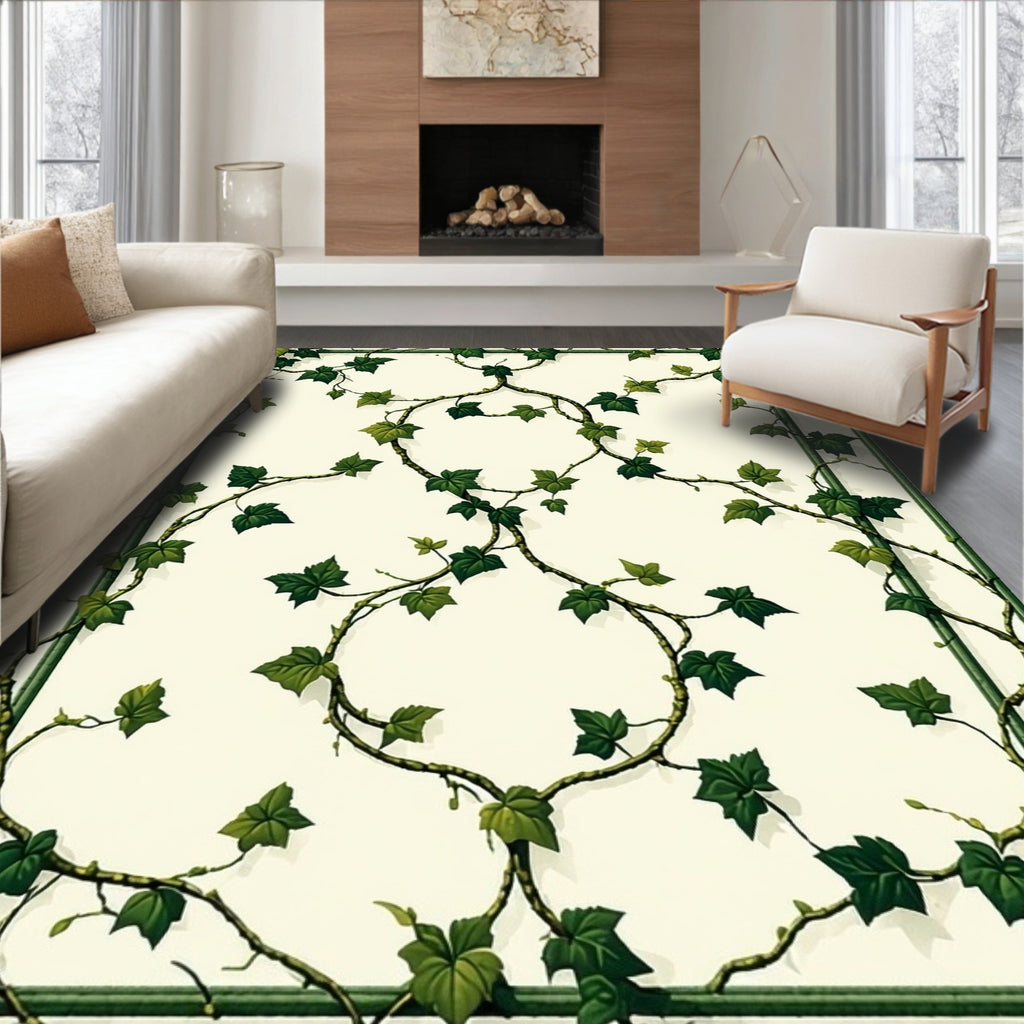 Vine And Leaf Trellis Design Rug
