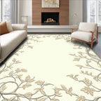 Vintage Filigree Floral Vine Rug