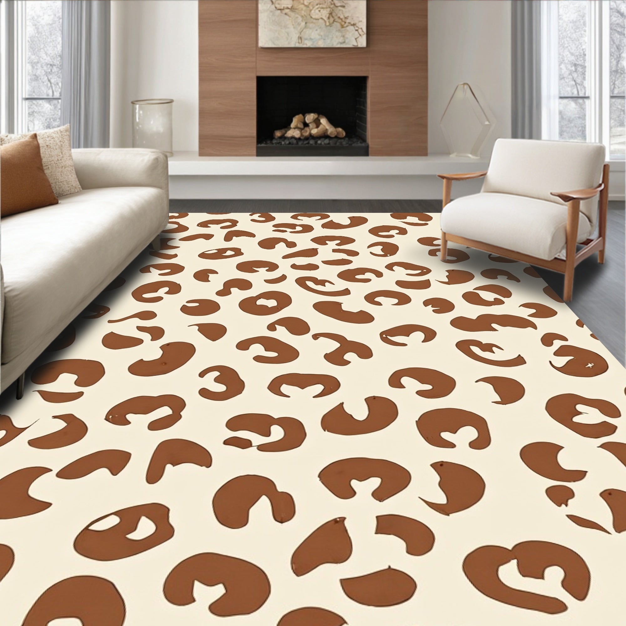 Classic Animal Print Spots Rug