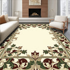Rich Floral Toned Scrollwork Elegance Rug