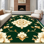 Ornate Floral Patterned Regal Rug