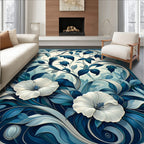 Art Nouveau Floral Vines Rug