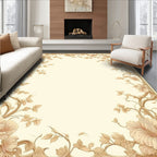 Floral Vine Scroll Pattern Rug