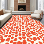 Organic Animal Print Pattern Rug