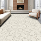 Organic Pebble Sketch Pattern Rug